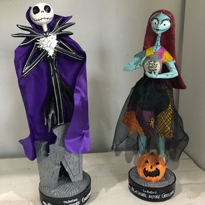 Nightmare Before Christmas Sally and Jack statue set